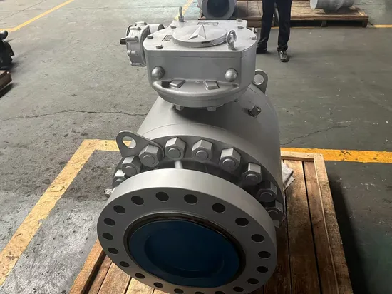 High-Pressure 12 Inch 900lb 3-PC Forged Trunnion Flange Ball Valve